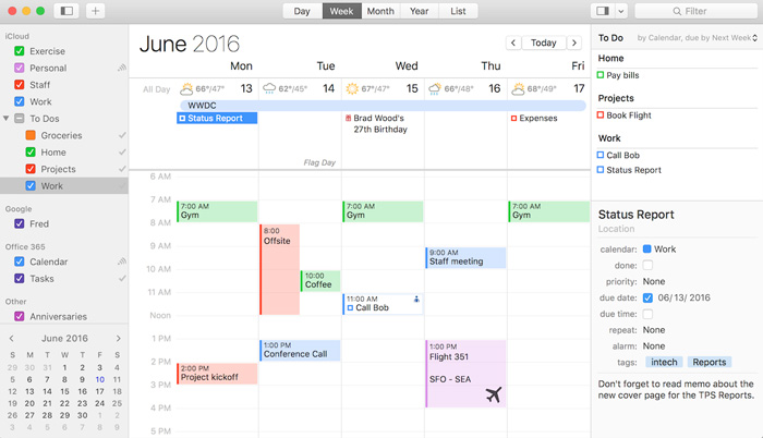 calendar application for mac